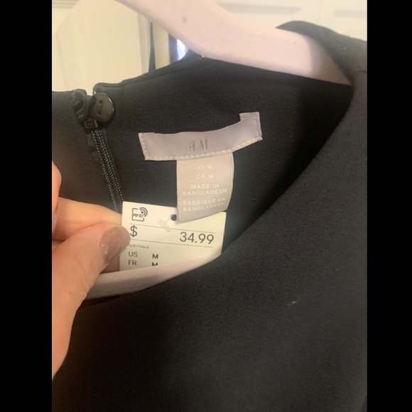 H & M Black faux wrap blazer dress (NWT) - Picture 3 of 3